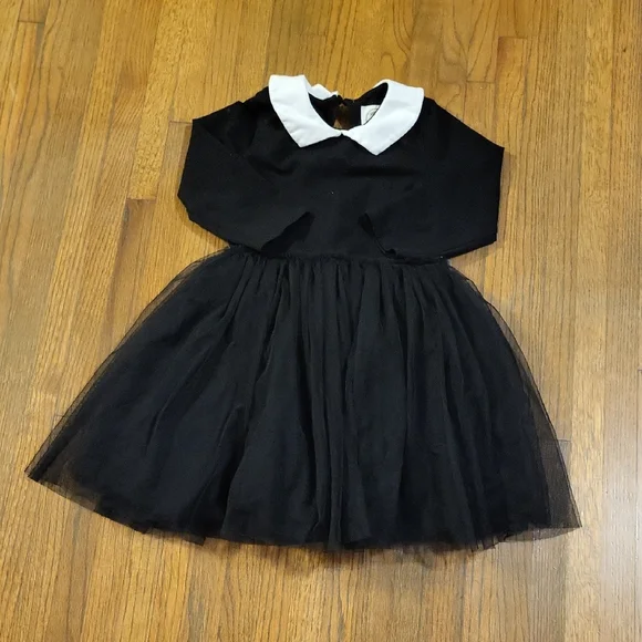 blue dress for baby girl Wednesday Addams Costume for Girls main image 0
